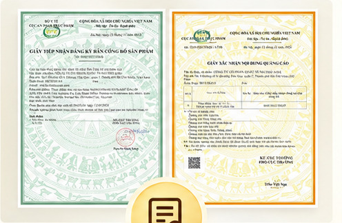 Giấy tờ pháp lý và tiêu chuẩn sản phẩm
