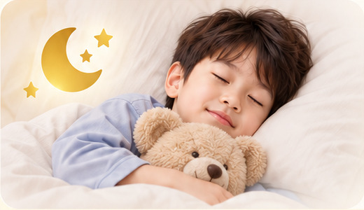 Trẻ ngủ ngon đúng giờ