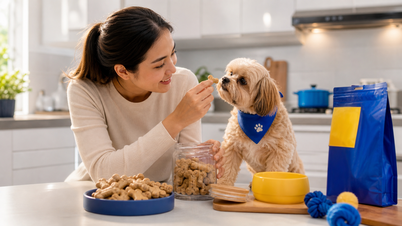 Cho thú cưng ăn snack thế nào để vui mà không quá đà